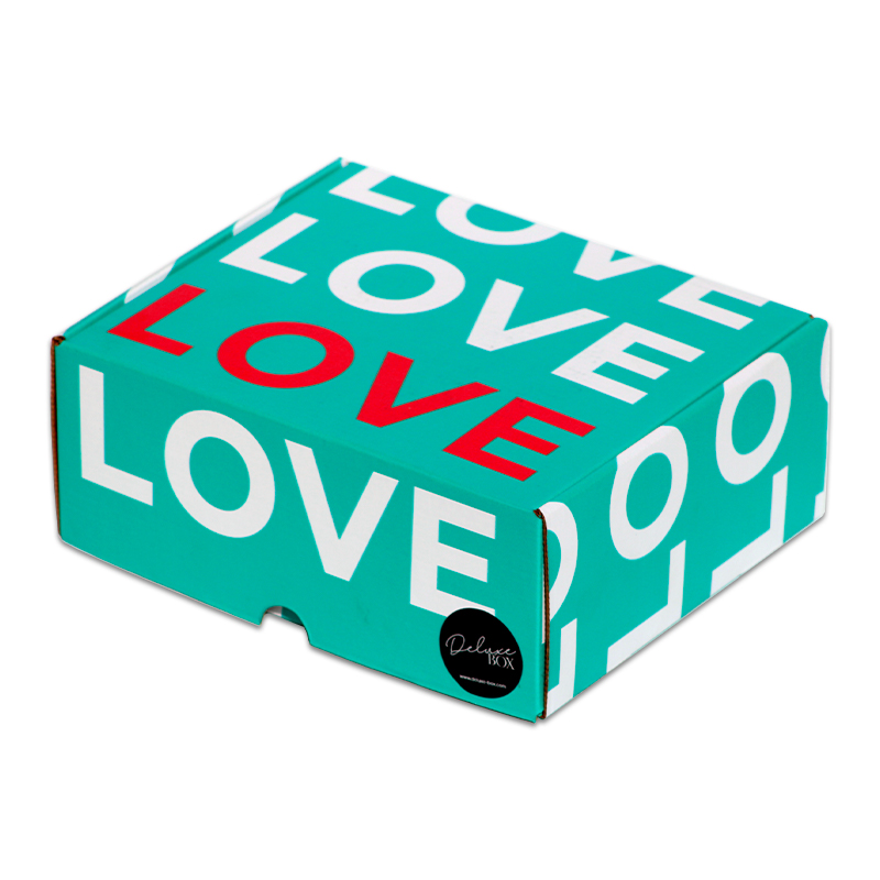 caja para regalos azul turquesa