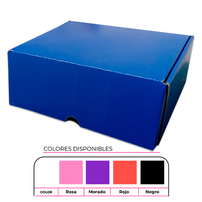caja de colores para regalo