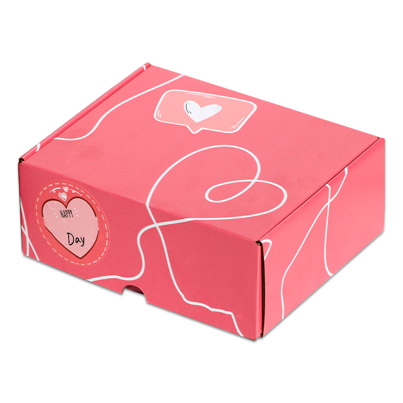 caja para regalos color rosa